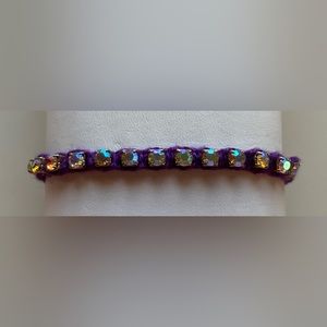 Brand New Threaded Rhinestones Bracelet